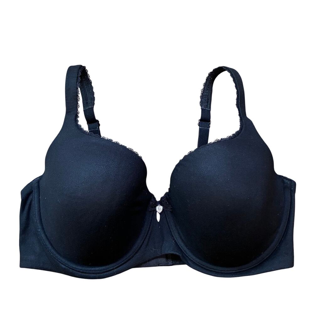 Victoria's Secret Body By Victoria Lined Demi-Buste Double Bra Black 36DD